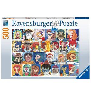 New sealed Ravensburger 500pcs Puzzle-Typefaces
